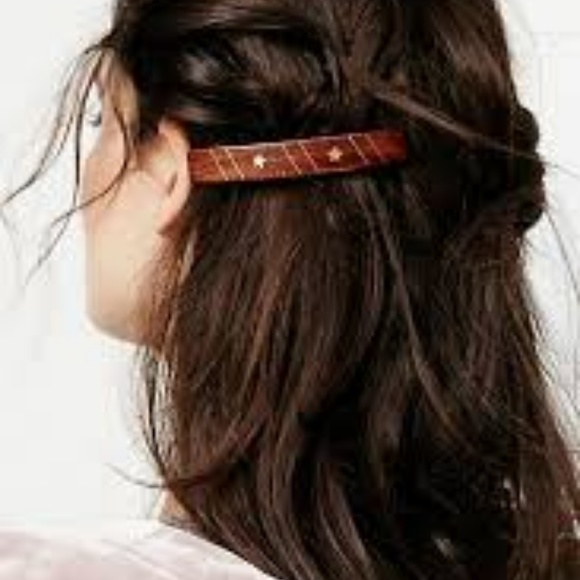 Free People Accessories - Free people wood star barrette new